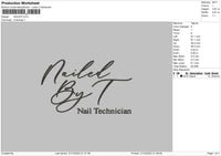 Nailed Embroiery File 6 sizes