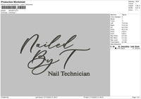 Nailed Embroiery File 6 sizes