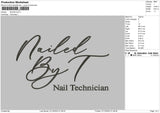 Nailed Embroiery File 6 sizes