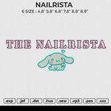 NAILRISTA Embroidery File 6 size