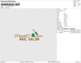 Nail Salon Embroidery File 5 sizes