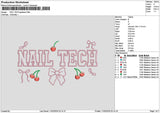 Nailtext App 1102 Embroidery File 6 sizes