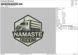 Trucking Embroidery File 6 sizes