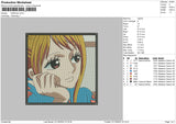 Nami Box Embroidery File 5 sizes