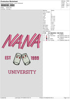 Nanatext Embroidery File 6 sizes