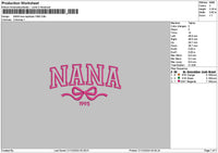 Nanatext bow App Embroidery File 6 sizes
