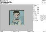 Naota Nandaba Embroidery File 4 size