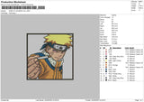 Naruto Uzumaki Box Embroidery File 4 size