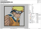 Naruto Uzumaki Box Embroidery File 4 size