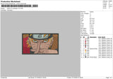 Naruto Rectangle V12 Embroidery File 6 sizes