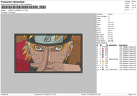 Naruto Rectangle V12 Embroidery File 6 sizes