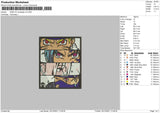 Naruto Rectangle Embroidery File 4 size