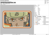 Naruto Rectangle V5 Embroidery File 4 size