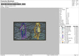 Naruto Rectangle V6 Embroidery File 4 size