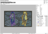 Naruto Rectangle V6 Embroidery File 4 size