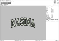 Nasina Nike Embroidery File 4 size