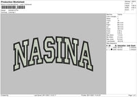 Nasina Nike Embroidery File 4 size