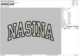 Nasina Nike Embroidery File 4 size
