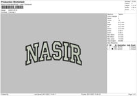 Nasir Nike Embroidery File 4 size