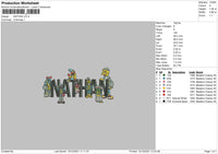 Nathan Embroidery File 4 size