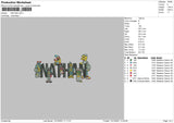 Nathan Embroidery File 4 size