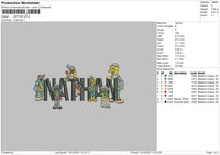 Nathan Embroidery File 4 size