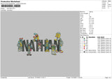 Nathan Embroidery File 4 size