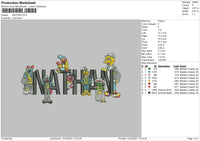 Nathan Embroidery File 4 size