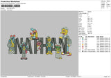 Nathan Embroidery File 4 size