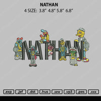Nathan Embroidery File 4 size
