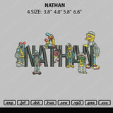 Nathan Embroidery File 4 size