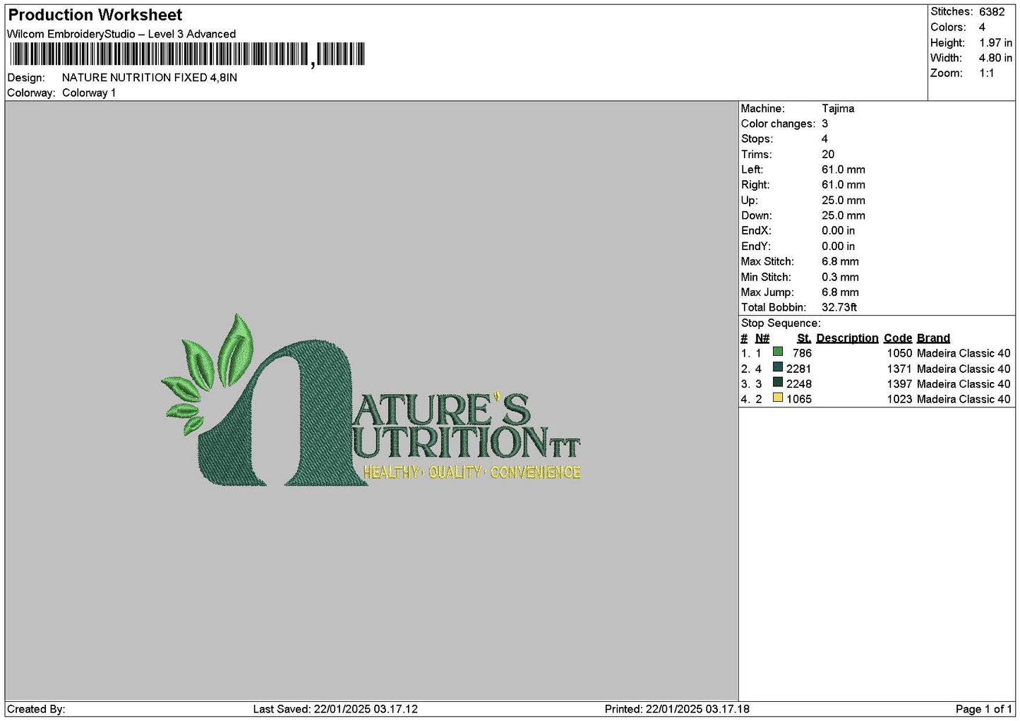 Naturetext Embroidery File 6 sizes