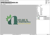 Naturetext Embroidery File 6 sizes