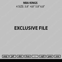 4 Kings Box Embroidery File 4 size