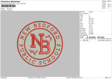 Nb School Embroidery File 6 sizes