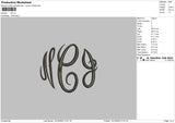 Ncj Embroidery File 6 sizes