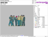 NCT Embroidery File 4 size