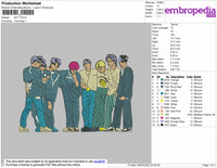 NCT Embroidery File 4 size