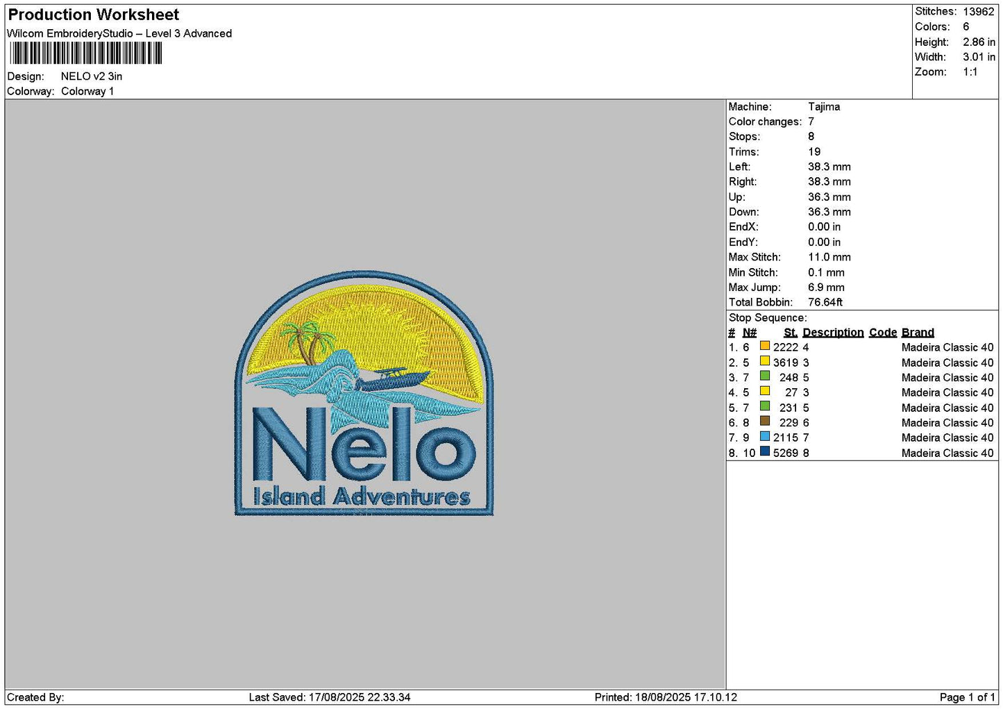 Nelotext Embroidery 2 Files