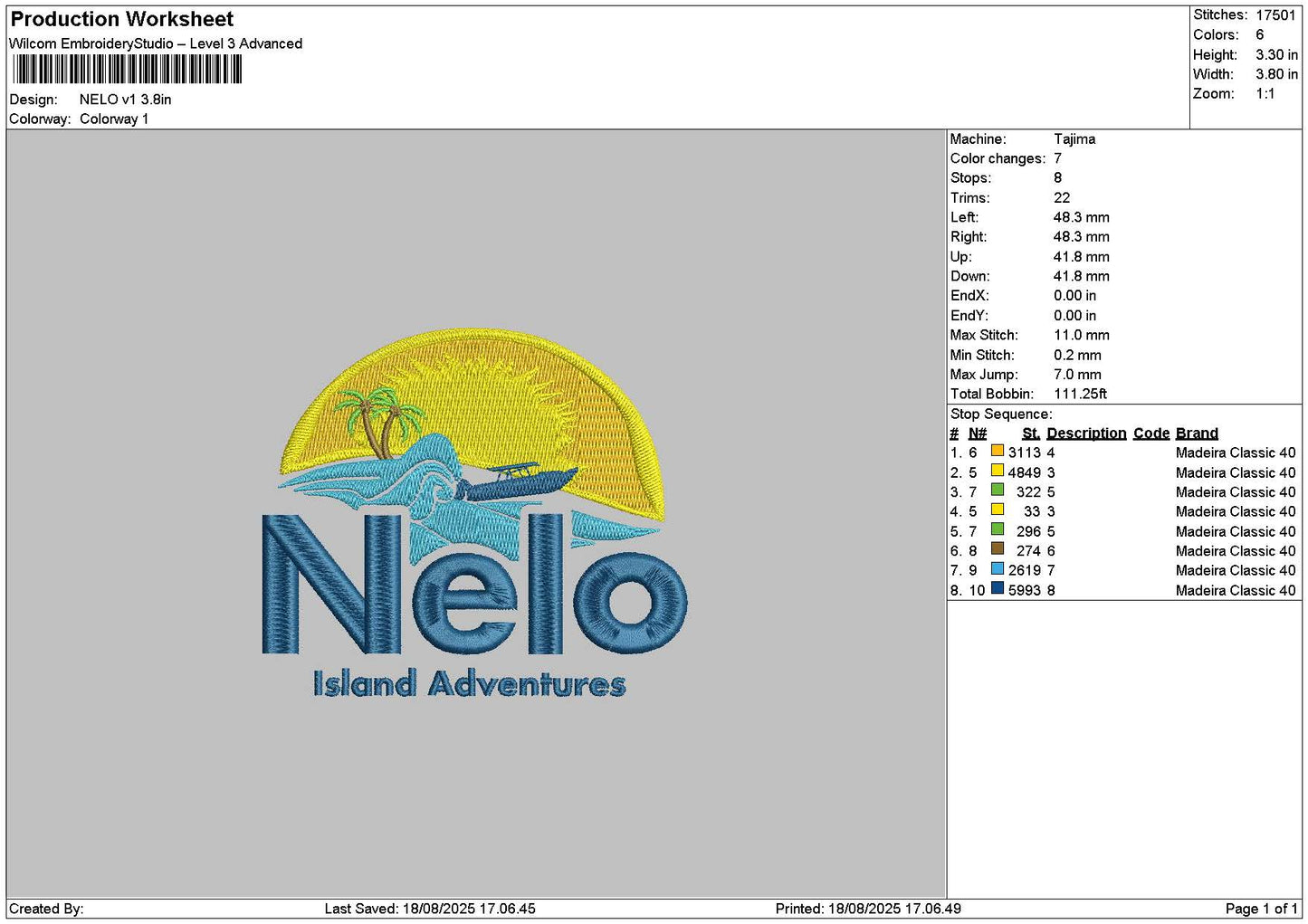 Nelotext Embroidery 2 Files