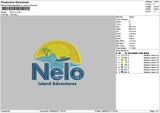 Nelotext Embroidery 2 Files