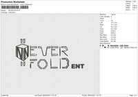 Never 2A Embroidery File 4 size