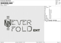Never 2A Embroidery File 4 size