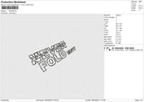 Never 4A Embroidery File 4 size