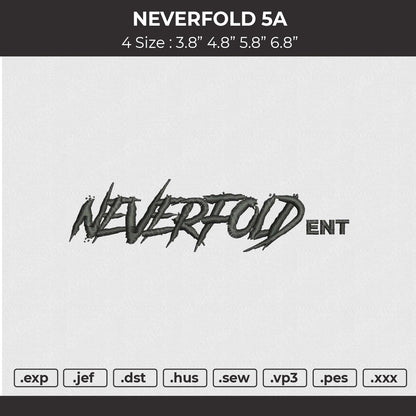 Neverfold 5A Embroidery File 4 size