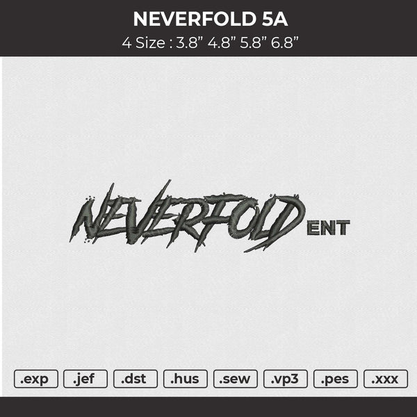 Neverfold 5A Embroidery File 4 size