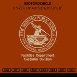 Bedfordcircle Embroidery File 6 sizes