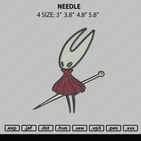 Needle Embroidery File 4 Size