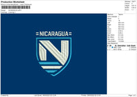 Nicaragua Puff Embroidery File 4 size
