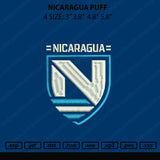 Nicaragua Puff Embroidery File 4 size